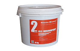 Adhesive mortar for elevation STONE MASTER ready mix frost resistant bucket 15 kg