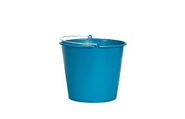 Elastic bucket with handle blue colour 12 ltr