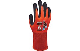 Rękawice powlekane gumą Wonder Grip COMFORT WG-310R rozmiar 10/XL czerwone