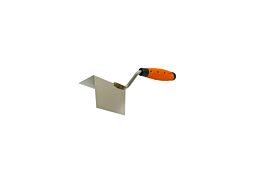 Stainless steel external angle trowel 60x90mm 2K