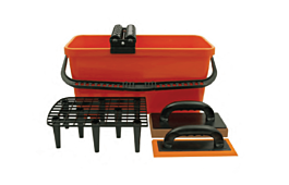 Tiling bucket with rollers and floats 20L
