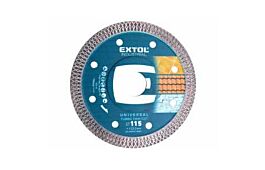 Ultra thin diamond cutting blade EXTOL slim 125 x 1.5 x 22.2 mm