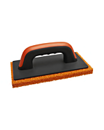 Plastic float 140x280mm with orange rubber sponge 18mm